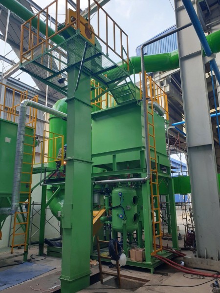 Dây chuyền máy phun bi làm <br/> sạch và sơn tổng đoạn